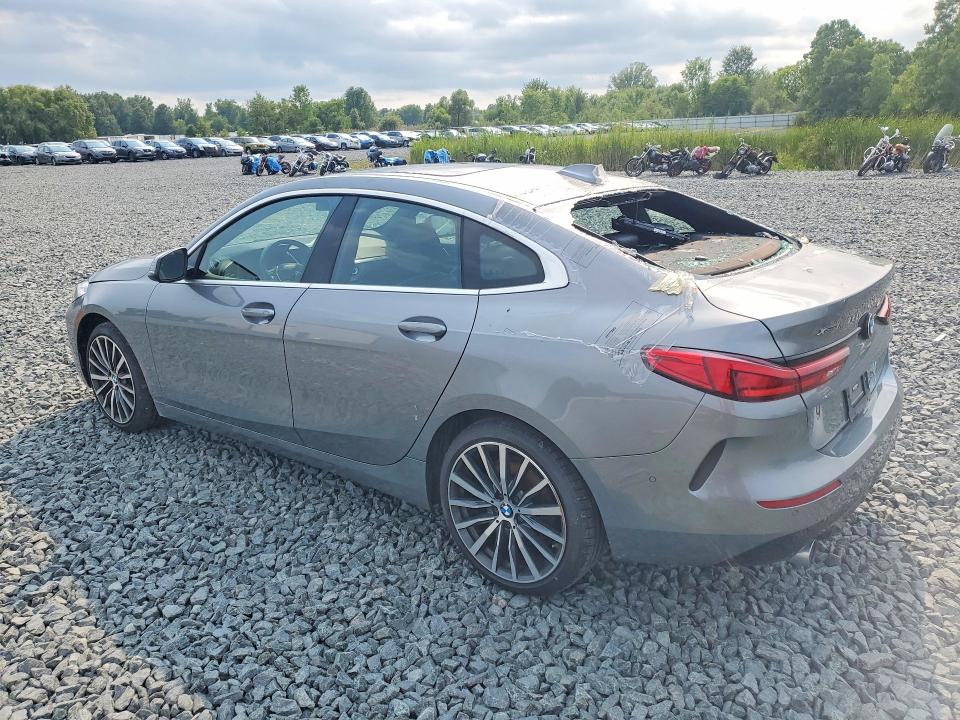 2022 BMW 2er VIN WBA73AK05N7J96005 COPART salvage auction — HAIL, Oh - Cert Of Title-Salvage, sold $9,200 on 2026-08-20 (photo 2)
