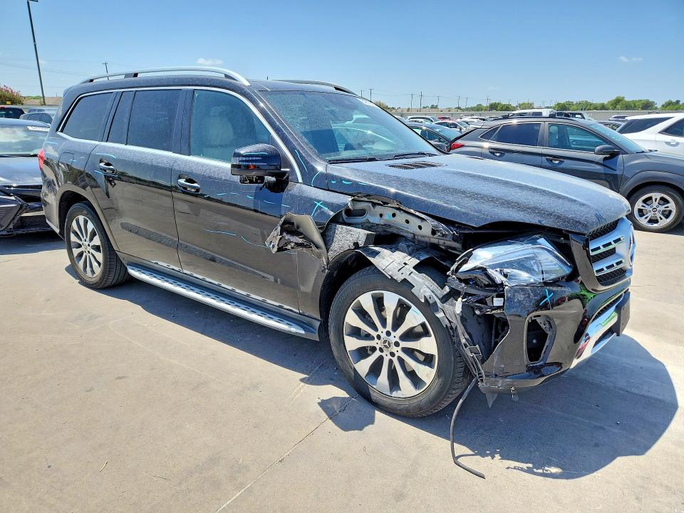 2018 Mercedes-benz Gls-klasse VIN 4JGDF6EE3JB149527 COPART salvage auction — FRONT END, Tx - Salvage Vehicle Title, sold $9,900 on 2026-08-24 (photo 4)