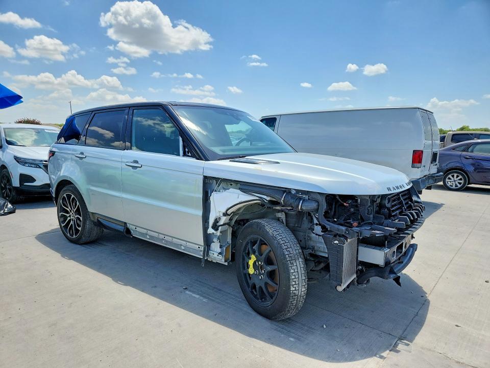 2022 Land Rover Range Rover Sport VIN SALWR2SUXNA218761 COPART salvage auction — FRONT END, Tx - Salvage Vehicle Title, sold $14,100 on 2026-08-20 (photo 4)