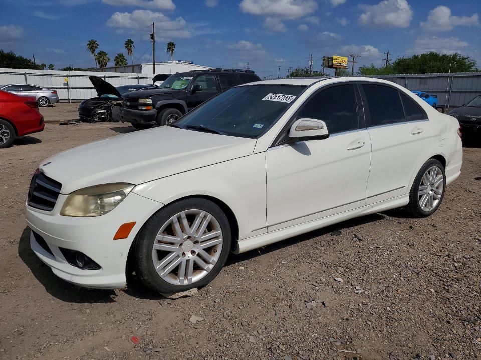 2009 Mercedes-benz C-klasse VIN WDDGF54X89R052511 COPART salvage auction — WATER/FLOOD, Tx - Certificate Of Title, sold $400 on 2026-08-12 (photo 1)