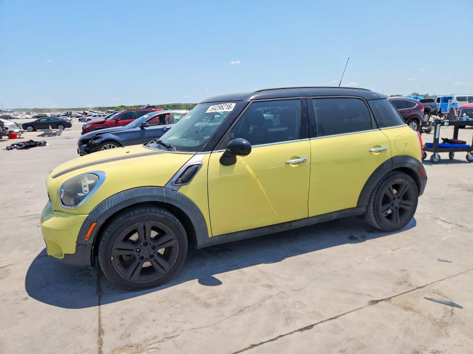 2012 Mini Cooper VIN WMWZC3C56CWL85473 COPART salvage auction — REAR END, Tx - Salvage Vehicle Title, sold $675 on 2026-08-27 (photo 1)