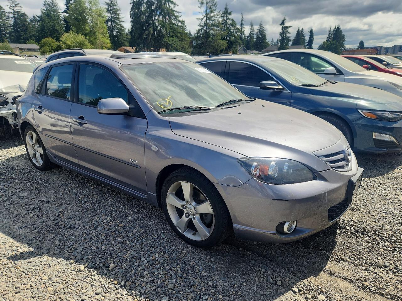 2006 Mazda 3 VIN JM1BK343961493043 COPART salvage auction — Front End, WA - VEHICLE CERT OF OWNERSHIP-TITL, sold $950 on 2026-09-09 (photo 4)