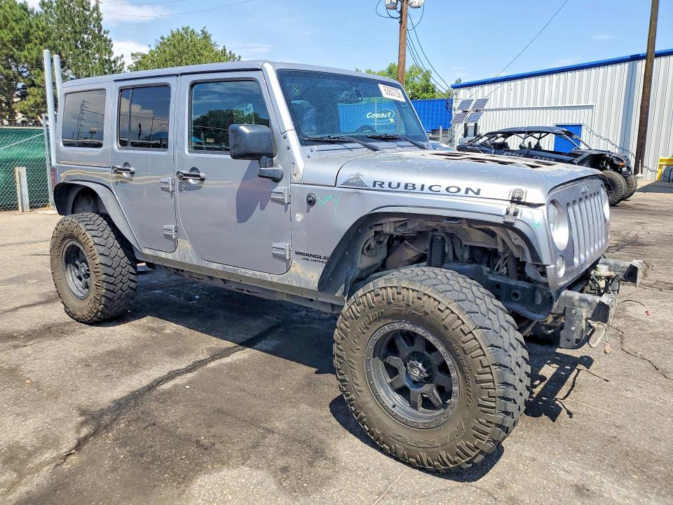 2015 Jeep Wrangler unlimited VIN 1C4BJWFG1FL655076 COPART salvage auction — FRONT END, Co - Public - Salvage Title, sold $8,400 on 2026-09-29 (photo 4)