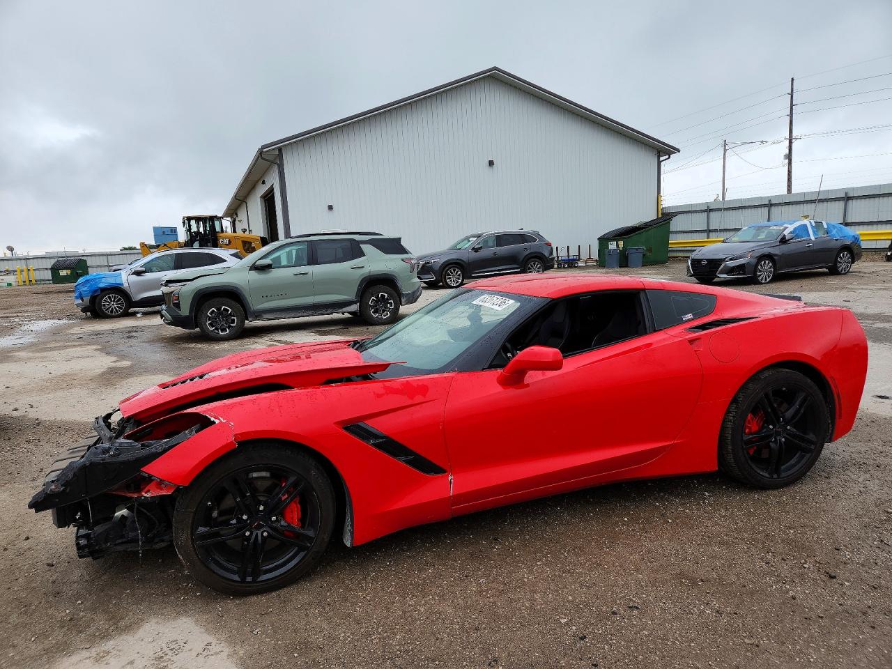 2016 Chevrolet Corvette VIN 1G1YA2D77G5117115 COPART salvage auction — Front End, St - Salvage Title, sold $11,300 on 2026-10-09 (photo 1)