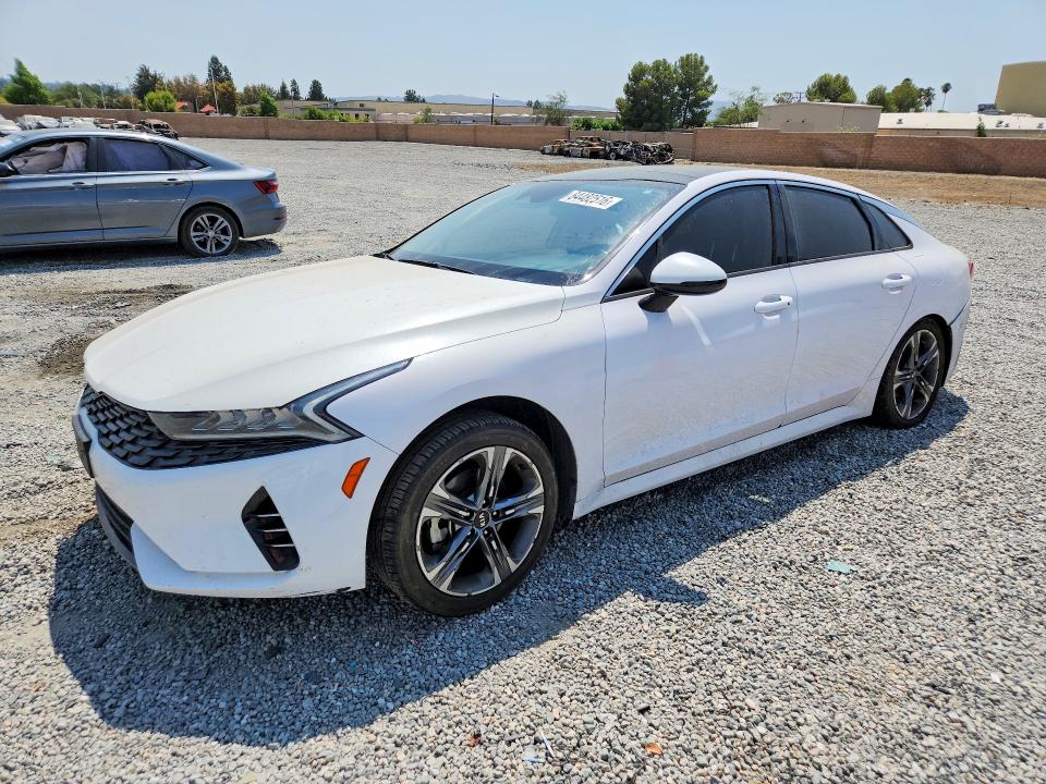 2021 Kia K5 VIN 5XXG34J23MG060890 COPART salvage auction — REAR END, Ca - Salvage Certificate, sold $2,950 on 2026-09-17 (photo 1)