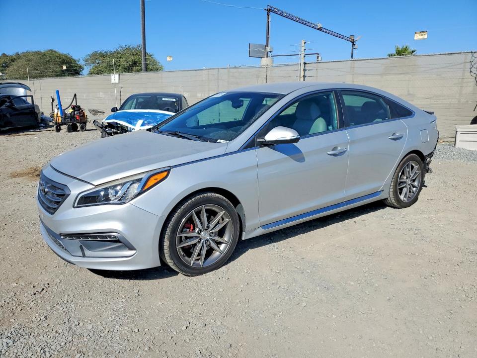 2017 Hyundai Sonata VIN 5NPE34ABXHH546453 COPART salvage auction — REAR END, Salvage Title, sold $3,100 on 2026-10-13 (photo 1)