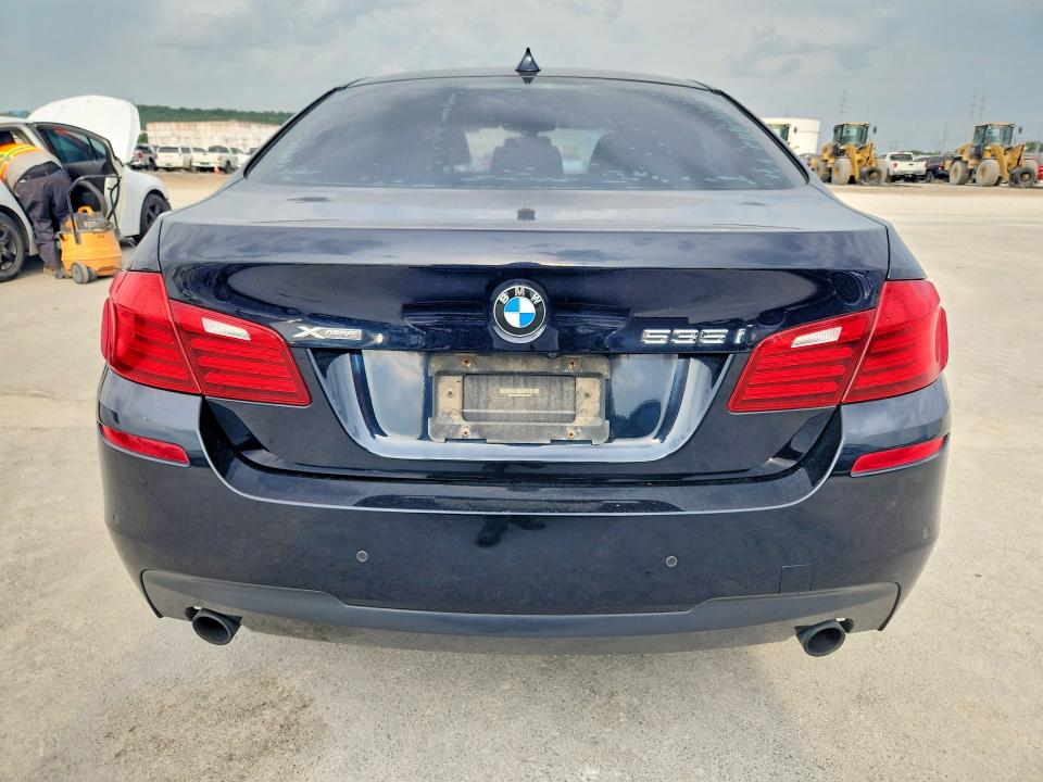 2016 BMW 5er VIN WBA5B3C56GD549355 COPART salvage auction — HAIL, Ok - Cert Of Title-Salvage, sold $6,600 on 2026-08-21 (photo 6)