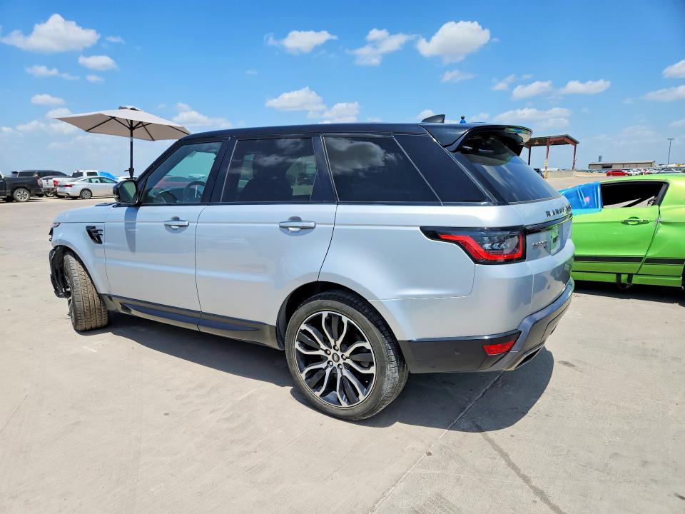 2022 Land Rover Range Rover Sport VIN SALWR2SUXNA218761 COPART salvage auction — FRONT END, Tx - Salvage Vehicle Title, sold $14,100 on 2026-08-20 (photo 2)