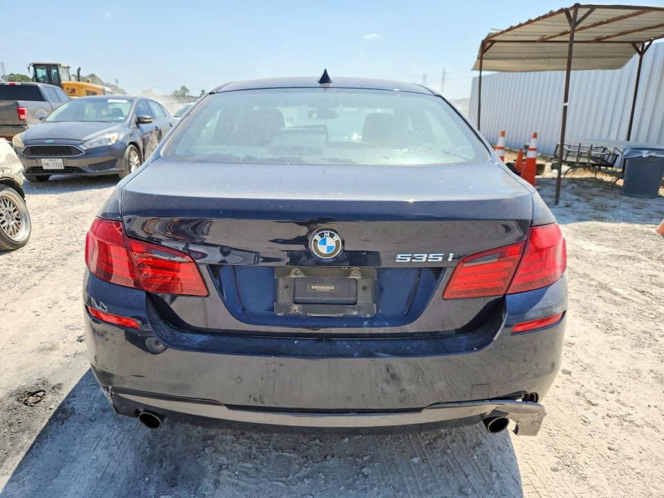 2013 BMW 5er VIN WBAFR7C53DC828853 COPART salvage auction — MINOR DENT/SCRATCHES, Tx - Certificate Of Title, sold $150 on 2026-09-01 (photo 6)