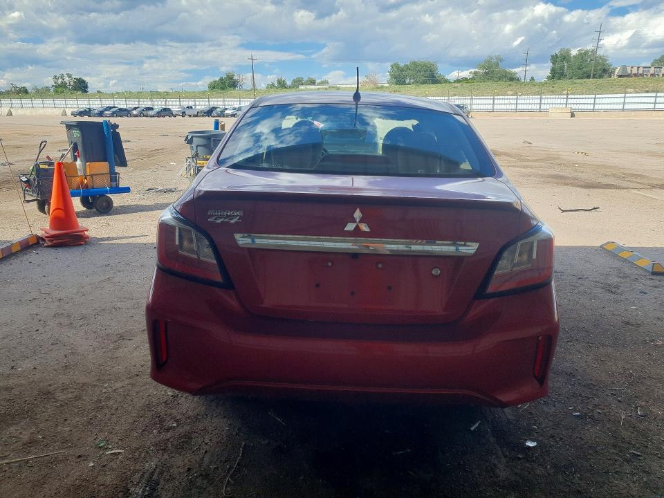 2021 Mitsubishi Mirage VIN ML32FUFJ6MHF01115 COPART salvage auction — FRONT END, Co - Cert Of Title-Salvage History, sold $1,850 on 2026-08-24 (photo 6)