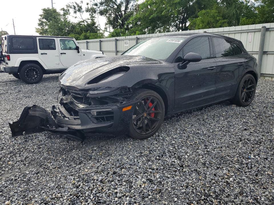 2024 Porsche Macan VIN WP1AF2A59RLB56508 COPART salvage auction — FRONT END, Fl - Cert Of Title Slvg Rebuildable, sold $26,750 on 2026-08-18 (photo 1)