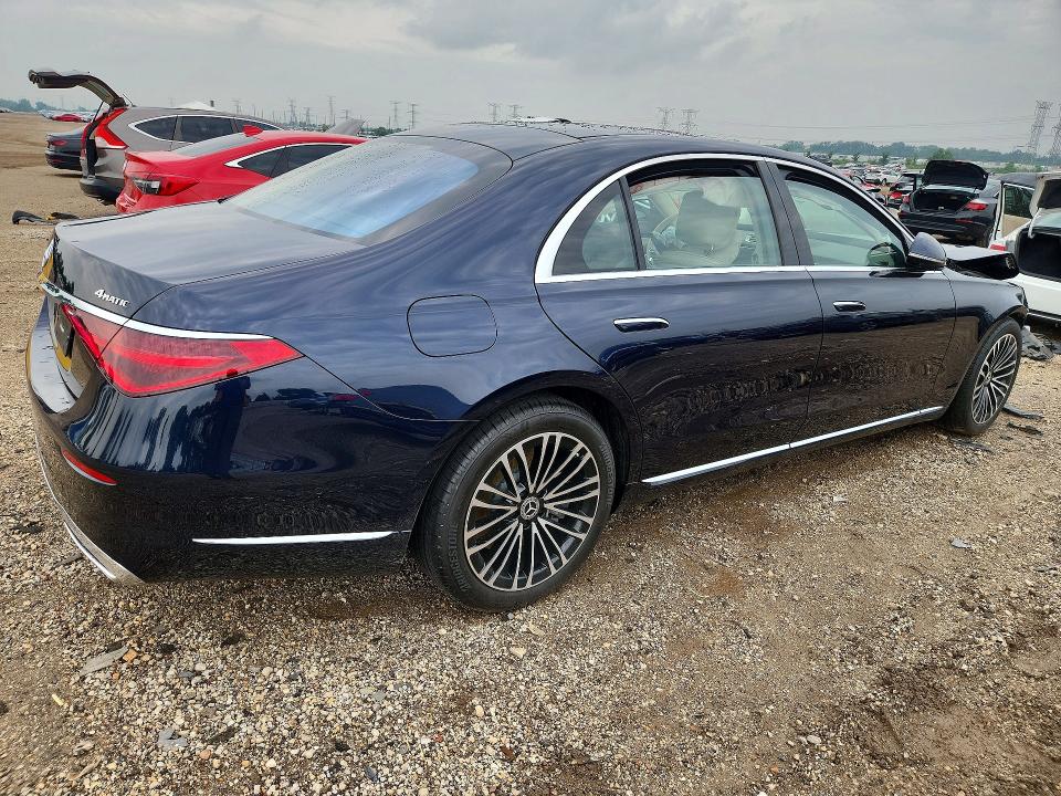 2025 Mercedes-benz S-klasse VIN W1K6G6DB4SA334491 COPART salvage auction — FRONT END, Salvage Title, sold $31,000 on 2026-09-29 (photo 3)