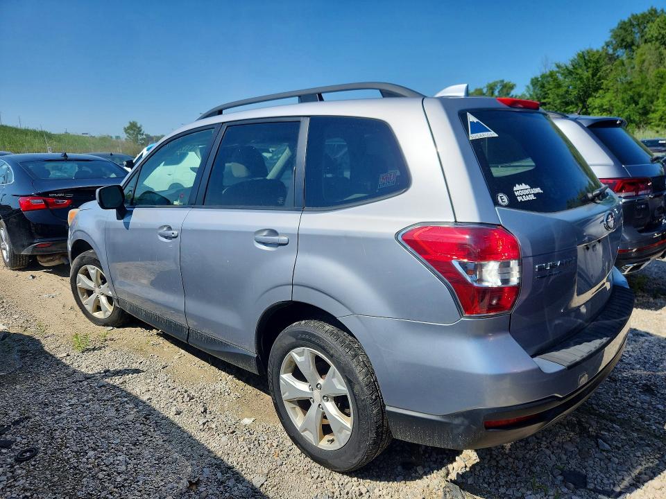 2016 Subaru Forester VIN JF2SJADC3GH438301 COPART salvage auction — MINOR DENT/SCRATCHES, Salvage Title, sold $725 on 2026-09-09 (photo 2)