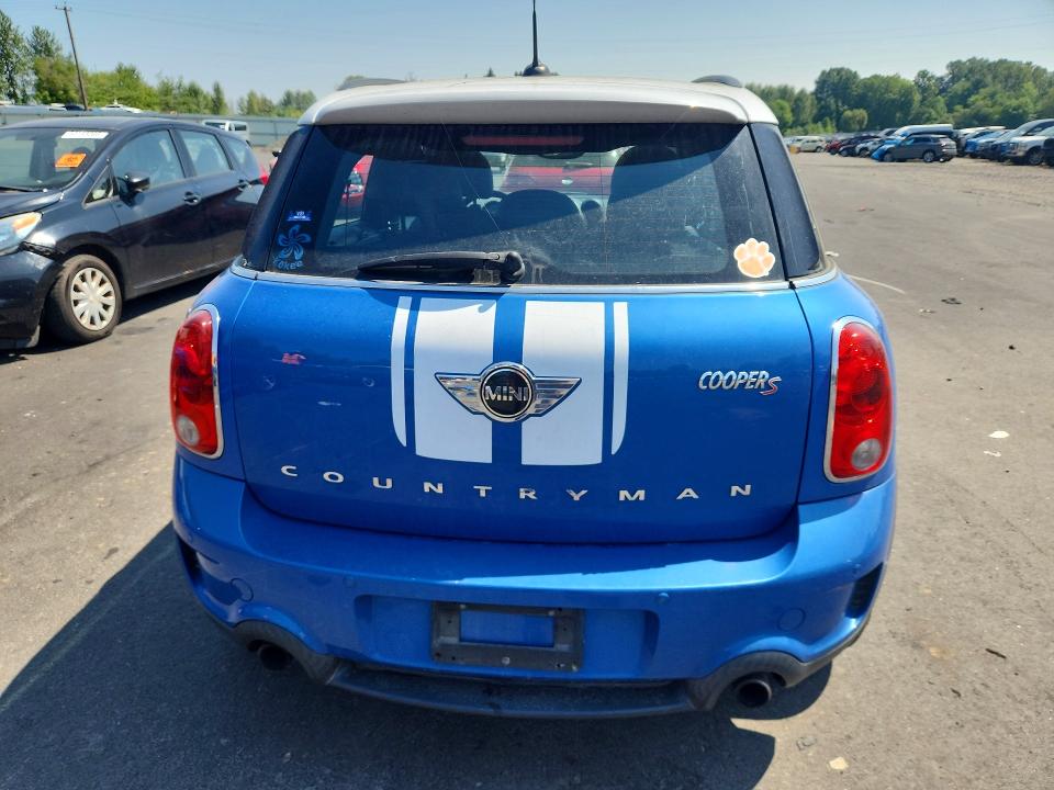 2014 Mini Cooper VIN WMWZC5C53EWP38248 COPART salvage auction — FRONT END, Sc - Non Public Clean Title, sold $275 on 2026-09-16 (photo 6)