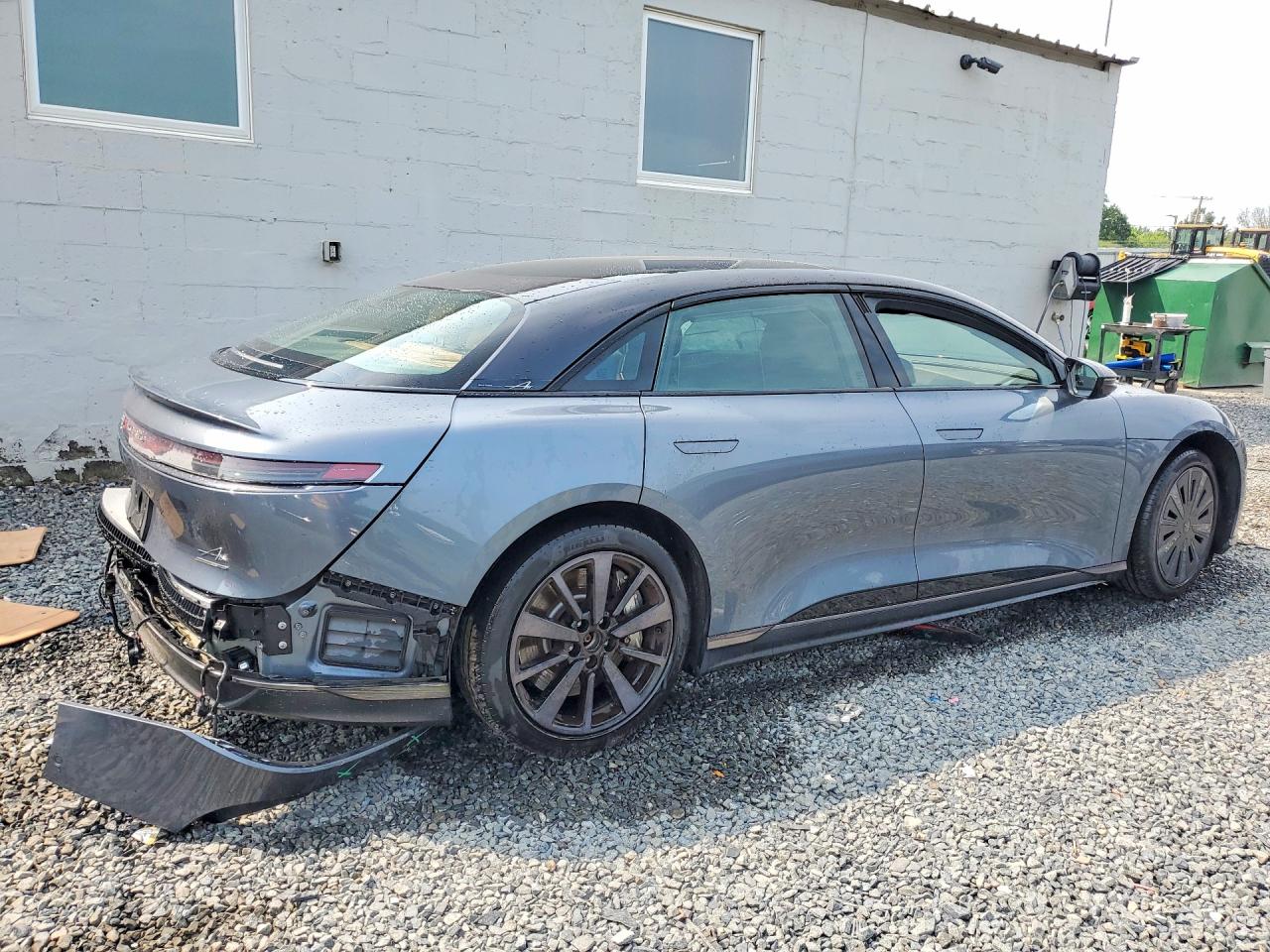 2025 Lucid Air VIN 50EA1GBA1SA005183 COPART salvage auction — Rear End, Sc - Salvage Title, sold $28,000 on 2026-09-25 (photo 3)