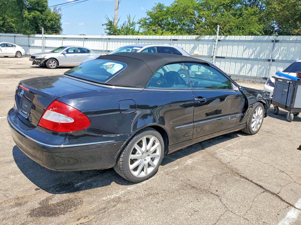 2007 Mercedes-benz Clk-class VIN WDBTK56F57T081701 COPART salvage auction — FRONT END, OH - CERT OF TITLE-SALVAGE, sold $900 on 2026-08-12 (photo 3)