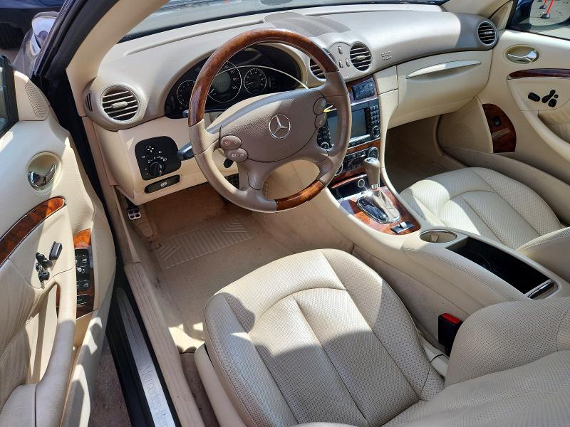 2009 Mercedes-benz Clk-class VIN WDBTK56F59T107474 COPART salvage auction — FRONT END, CT - CERT OF TITLE-SALVAGE, sold $1,150 on 2026-08-11 (photo 8)