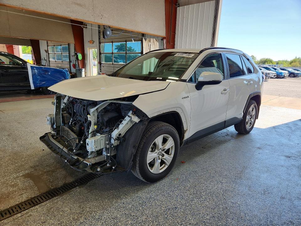 2021 Toyota Rav 4 VIN 4T3RWRFV8MU035772 COPART salvage auction — FRONT END, Tn - Salvage Certificate, sold $11,400 on 2026-08-24 (photo 1)