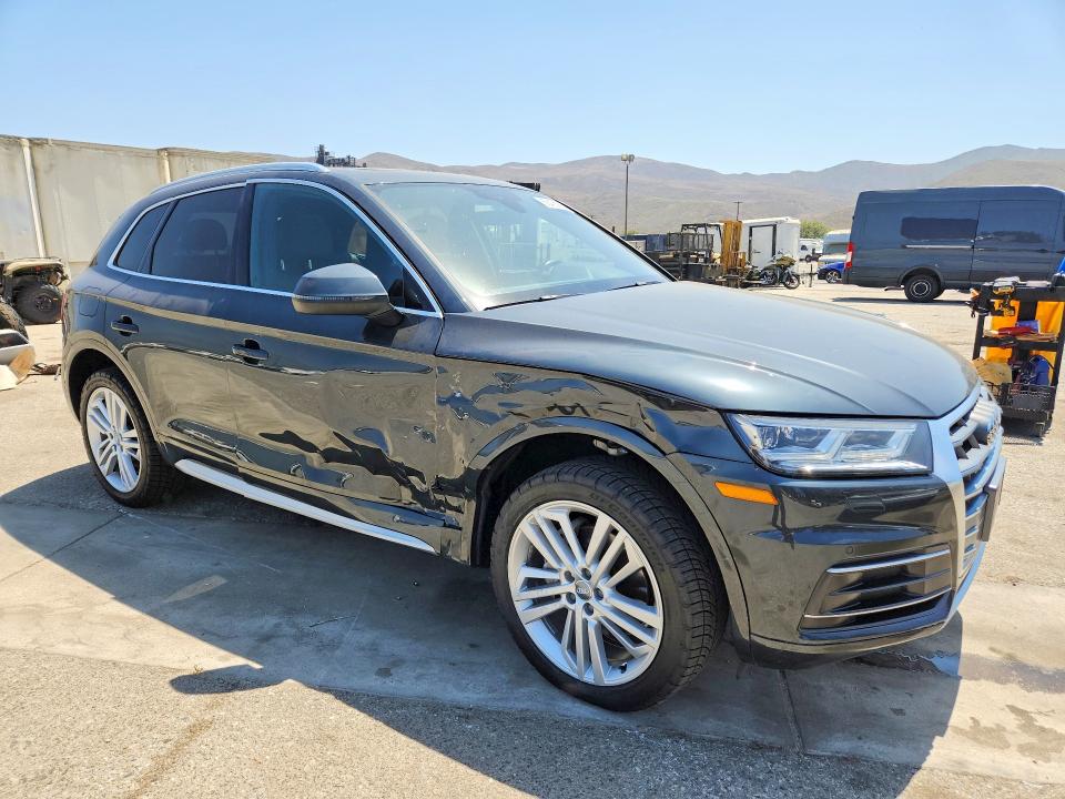 2018 Audi Q5 VIN WA1BNAFYXJ2091159 COPART salvage auction — SIDE, Ca - Salvage Certificate, sold $9,800 on 2026-09-08 (photo 4)