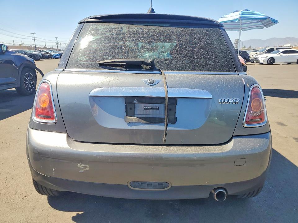 2010 Mini Cooper VIN WMWMF3C58ATZ66019 COPART salvage auction — FRONT END, Ca - Salvage Certificate, sold $225 on 2026-09-14 (photo 6)