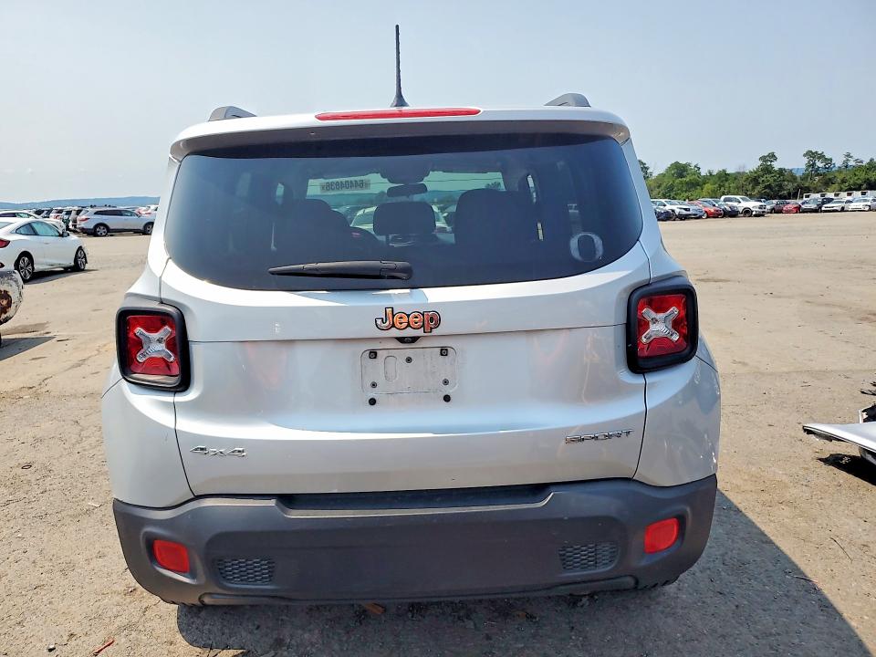 2017 Jeep Renegade VIN ZACCJBAB4HPF96936 COPART salvage auction — FRONT END, Pa - Certificate Of Salvage, sold $2,150 on 2026-08-18 (photo 6)
