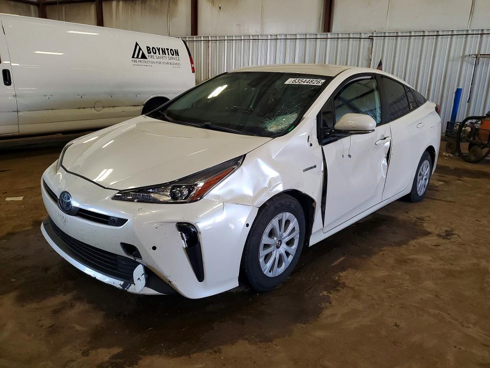 2019 Toyota Prius VIN JTDKARFUXK3085239 — COPART salvage auction photo