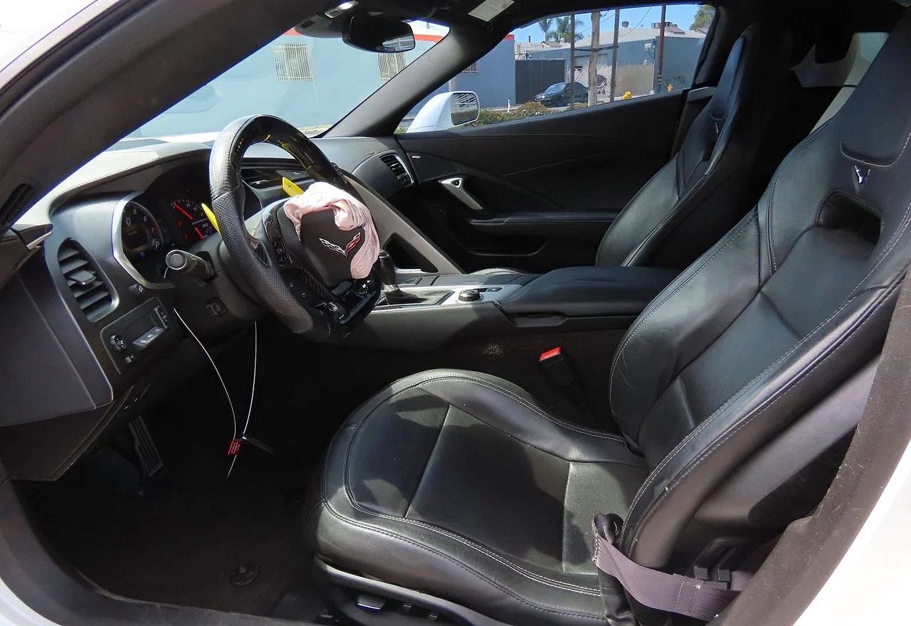 2017 Chevrolet Corvette stingray VIN 1G1YK3D76H5116008 COPART salvage auction — All Over, AZ - DIS/DLR/EXP ONLY SALVAGE TITLE (P), sold $23,800 on 2026-09-17 (photo 9)