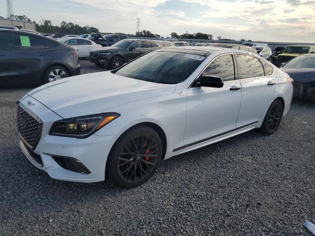 2018 Genesis G80 VIN KMHGN4JB0JU242848 — COPART salvage auction photo