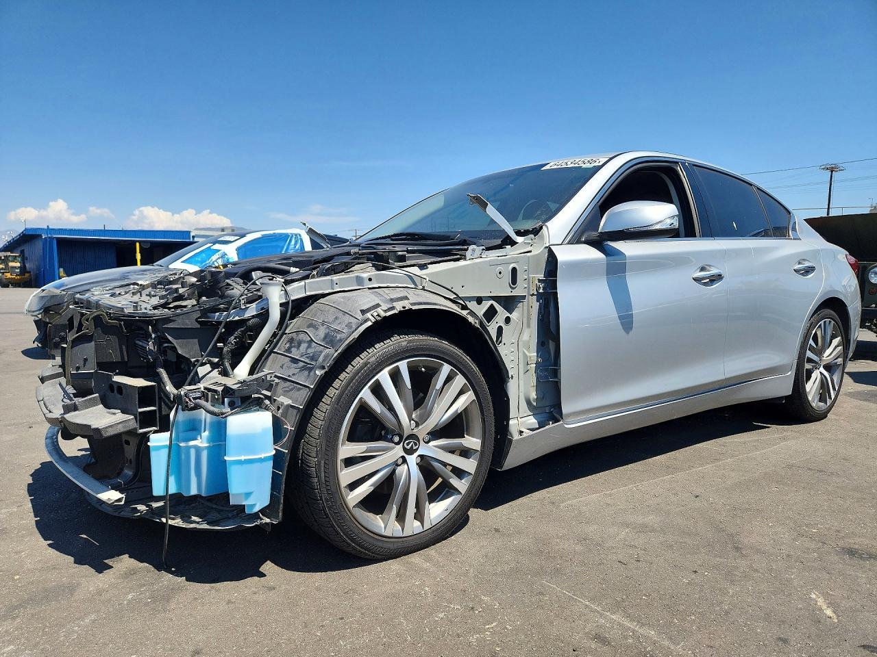 2019 Infiniti Q50 VIN JN1EV7AR0KM590616 — COPART salvage auction photo