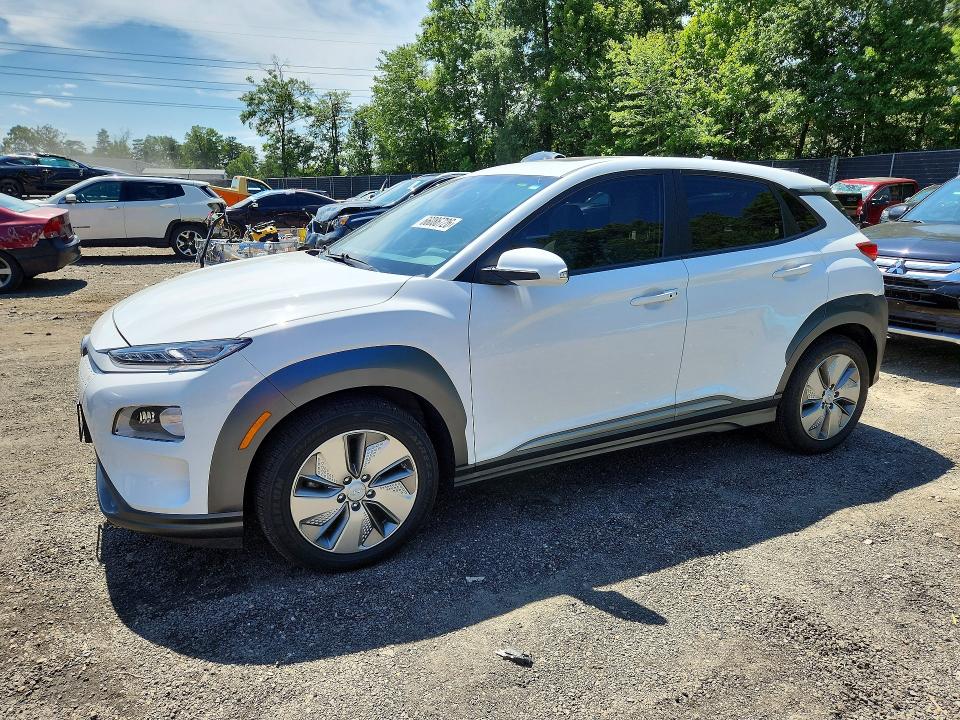 2021 Hyundai Kona VIN KM8K33AG0MU128701 — COPART salvage auction photo