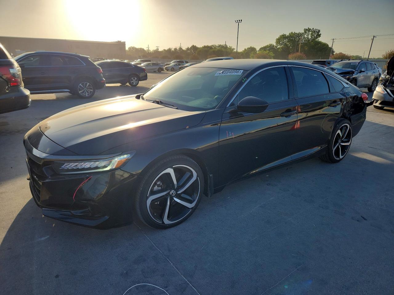 2021 Honda Accord VIN 1HGCV1F3XMA058558 — COPART salvage auction photo