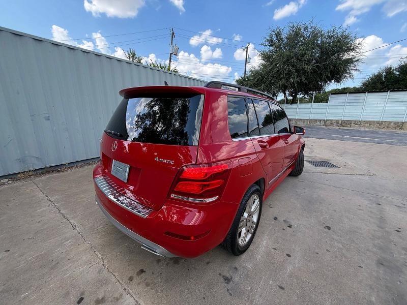 2013 Mercedes-benz Glk-klasse VIN WDCGG8JB6DF993963 COPART salvage auction — MINOR DENT/SCRATCHES, TX - CERTIFICATE OF TITLE (P), sold $4,500 on 2026-08-05 (photo 4)