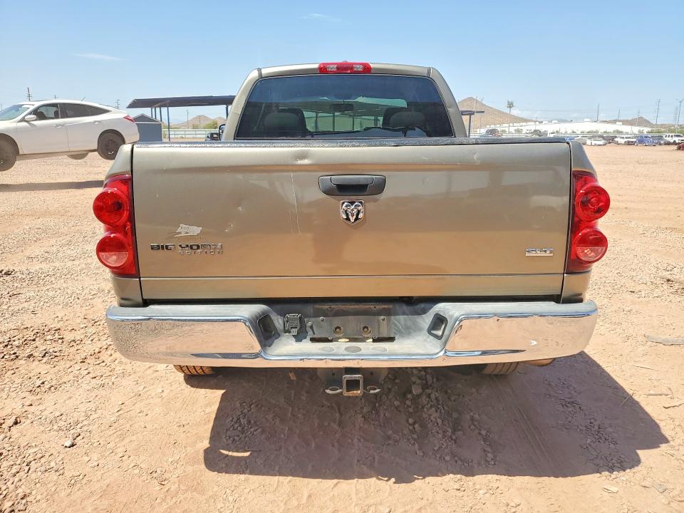 2007 Dodge Ram VIN 3D7KR28C77G711893 COPART salvage auction — FRONT END, Az - Cert Of Title - Salvage, sold $7,000 on 2026-08-13 (photo 6)
