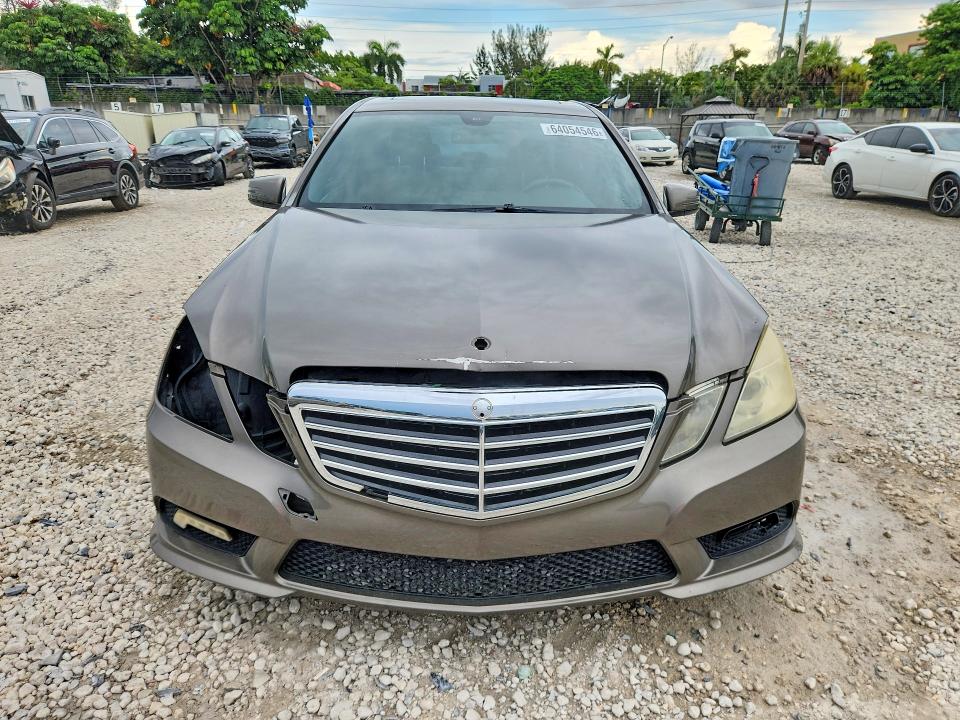 2011 Mercedes-benz E-class VIN WDDHF5GB5BA410785 COPART salvage auction — FRONT END, FL - CERT OF TITLE SLVG REBUILDABLE, sold $550 on 2026-08-14 (photo 5)
