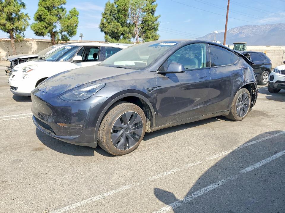 2025 Tesla Model y VIN 7SAYGDEE1SF281758 — COPART salvage auction photo