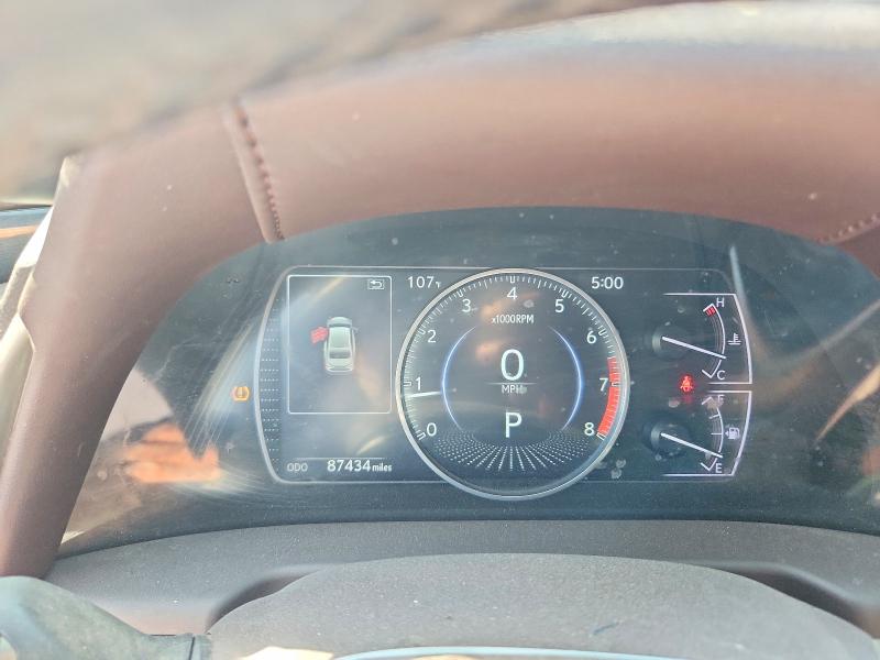 2019 Lexus ES VIN 58ABZ1B11KU047645 COPART salvage auction — FRONT END, Tx - Certificate Of Title (P), sold $15,700 on 2026-08-31 (photo 9)