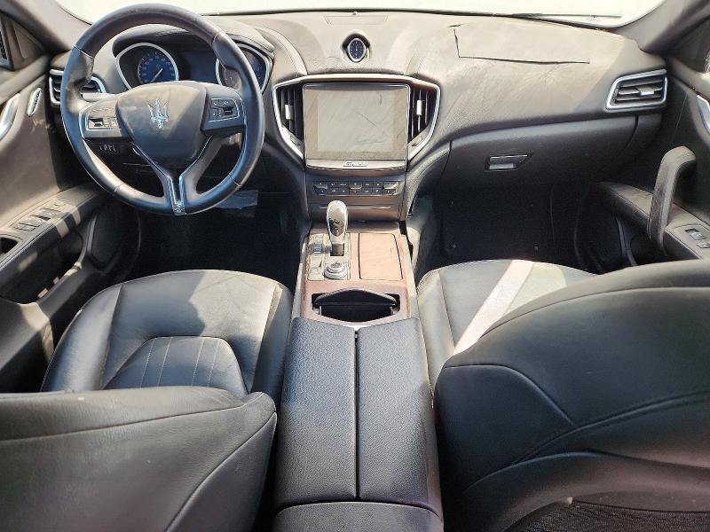 2018 Maserati Ghibli VIN ZAM57YSA8J1300480 COPART salvage auction — FRONT END, CA - DIS/DLR/EXP ONLY CLEAN TITLE, sold $20 on 2026-08-14 (photo 8)
