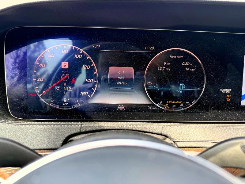 2018 Mercedes-benz S-klasse VIN WDDUG6GB1JA370379 COPART salvage auction — MINOR DENT/SCRATCHES, Ok - Certificate Of Title (P), sold $6,600 on 2026-08-18 (photo 8)
