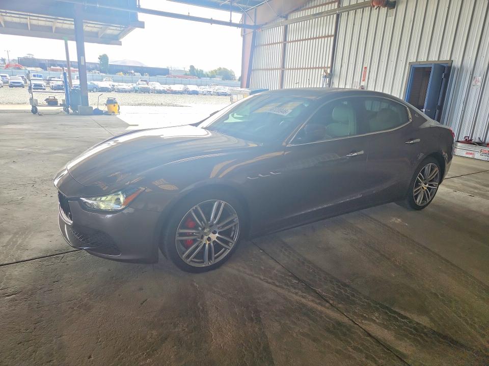 2017 Maserati Ghibli VIN ZAM57RSLXH1236802 — COPART salvage auction photo