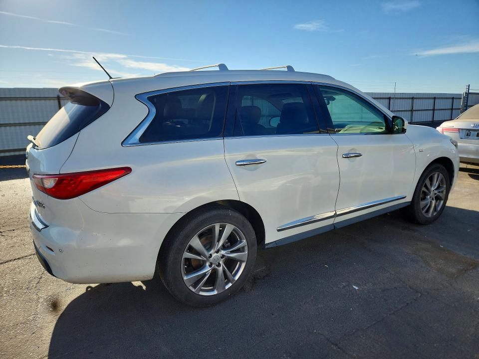2014 Infiniti Qx60 VIN 5N1AL0MN0EC517432 COPART salvage auction — MINOR DENT/SCRATCHES, CA - DIS/DLR/EXP ONLY CLEAN TITLE, sold $2,350 on 2026-08-20 (photo 3)