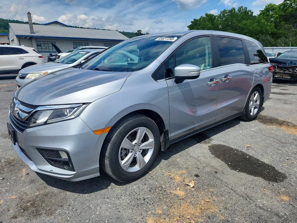 2019 Honda Odyssey VIN 5FNRL6H74KB004320 COPART salvage auction — REAR END, Pa - Certificate Of Salvage, sold $4,150 on 2026-08-25 (photo 1)