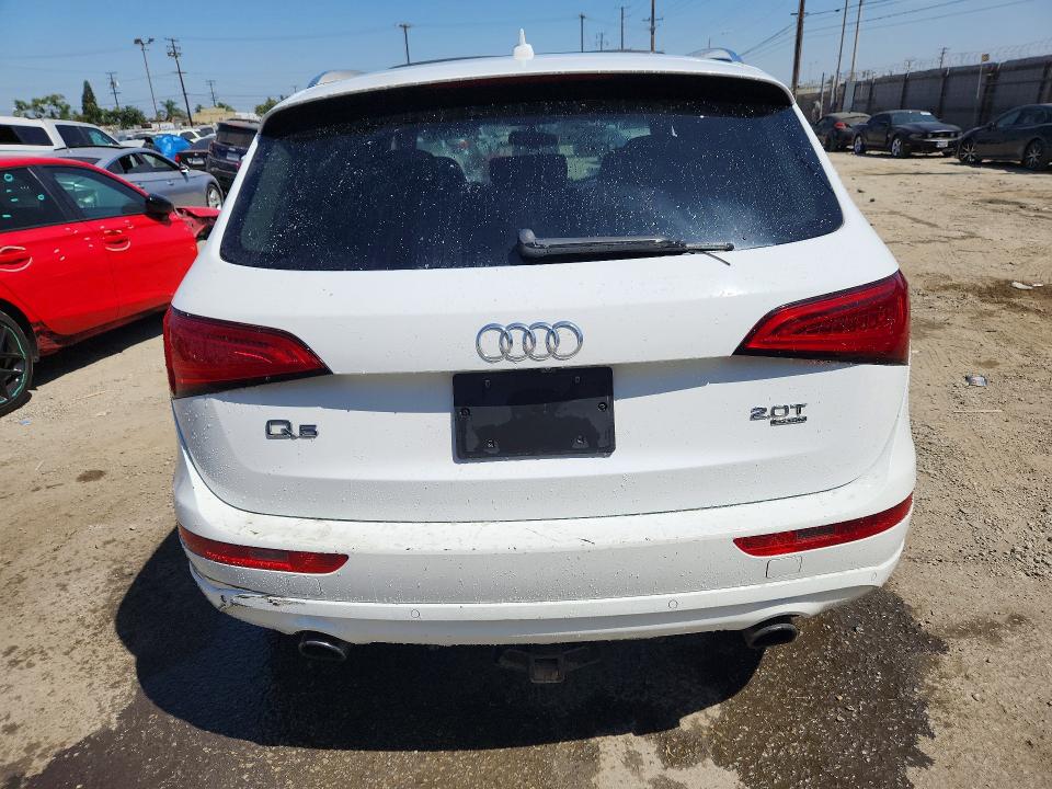 2013 Audi Q5 VIN WA1LFAFP7DA046912 COPART salvage auction — MINOR DENT/SCRATCHES, Ca - Dis/Dlr/Exp Only Clean Title (P), sold $575 on 2026-09-08 (photo 6)