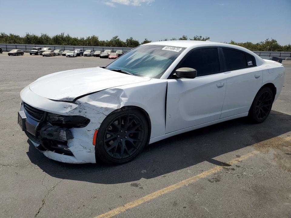 2015 Dodge Charger VIN 2C3CDXCT2FH785386 COPART salvage auction — FRONT END, Salvage Title, sold $2,850 on 2026-09-08 (photo 1)