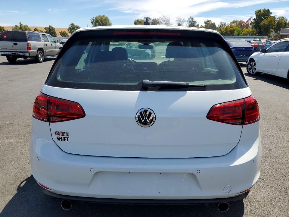 2017 Volkswagen Gti VIN 3VW447AU8HM030269 COPART salvage auction — MINOR DENT/SCRATCHES, Salvage Title, sold $7,100 on 2026-08-19 (photo 6)