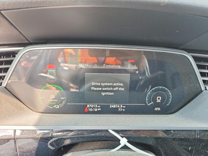 2019 Audi E-tron VIN WA1LABGE2KB021683 COPART salvage auction — FRONT END, IL - SALVAGE CERTIFICATE, sold $12,200 on 2026-10-13 (photo 9)