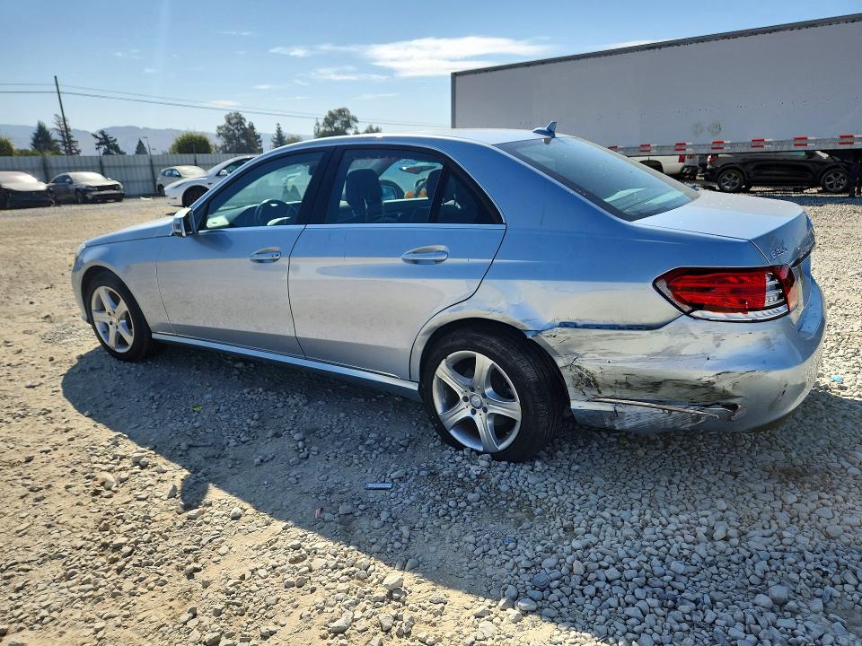 2015 Mercedes-benz E-klasse VIN WDDHF5KB2FB089750 COPART salvage auction — REAR END, Ca - Salvage Certificate, sold $3,350 on 2026-08-13 (photo 2)
