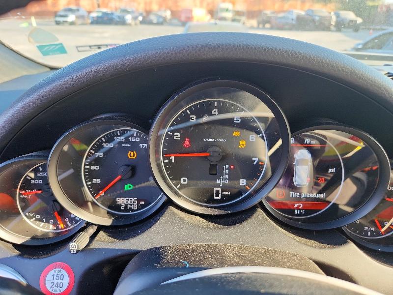 2013 Porsche Cayenne VIN WP1AA2A26DLA06465 COPART salvage auction — FRONT END, Ca - Salvage Certificate, sold $3,200 on 2026-08-19 (photo 9)