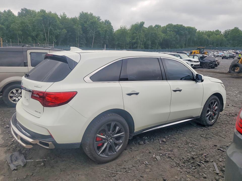 2017 Acura Mdx VIN 5FRYD4H32HB001806 COPART salvage auction — SIDE, Pa - Certificate Of Salvage, sold $8,500 on 2026-09-02 (photo 3)