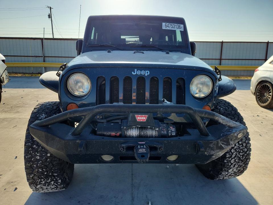 2007 Jeep Wrangler / VIN 1J8GA64107L198789 COPART salvage auction — UNDERCARRIAGE, Tx - Salvage Vehicle Title, sold $4,800 on 2026-09-11 (photo 5)