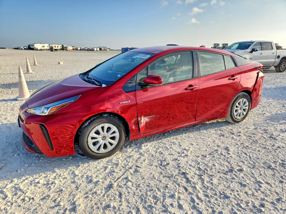 2020 Toyota Prius VIN JTDKARFU0L3116404 — COPART salvage auction photo
